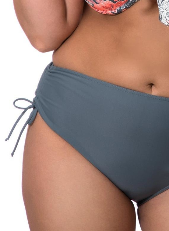 Kostium kąpielowy Matylda P-615K (11) szaro-koralowy (komplet)