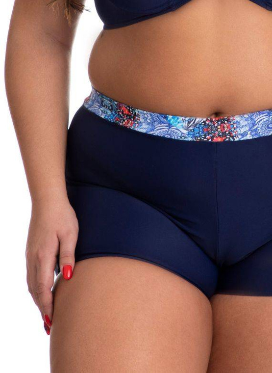 Kostium kąpielowy Susanna P-76 (3) granatowo-wielokolorowy