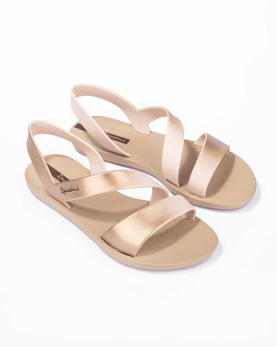 Beżowo-złote sandały Ipanema Vibe Sandal