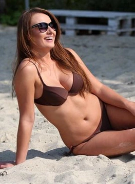 Strój kąpielowy Cathy M-048 Brown (Brązowy)