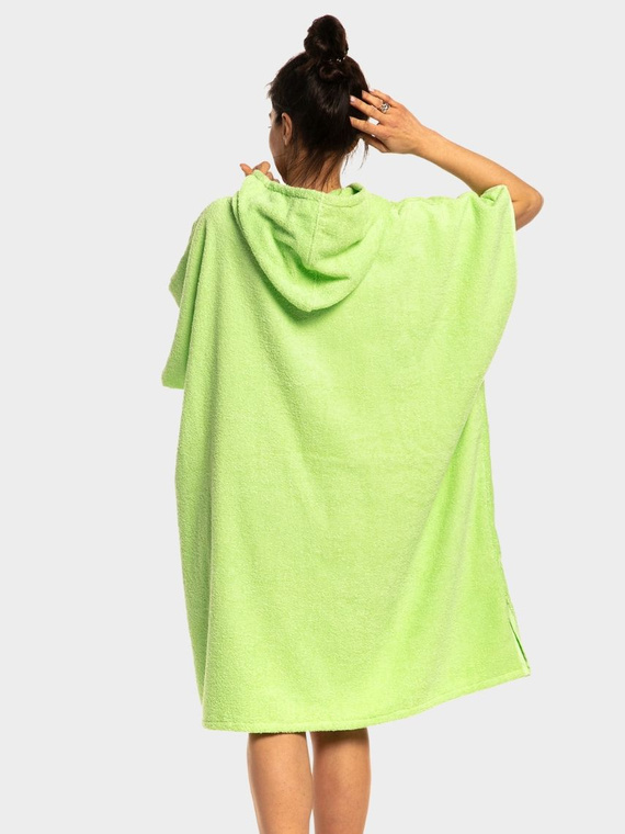 Poncho bawełniane Cleo S-0076 (5) seledynowe XS/S