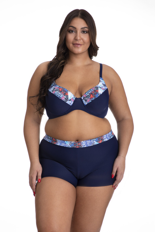Kostium kąpielowy Susanna P-76 (3) granatowo-wielokolorowy