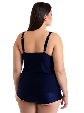 Komplet Tankini Flora P-3K (35) granatowo-niebieski