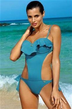 Kostium kąpielowy Carmen Curacao M-468W (2) Wiązany